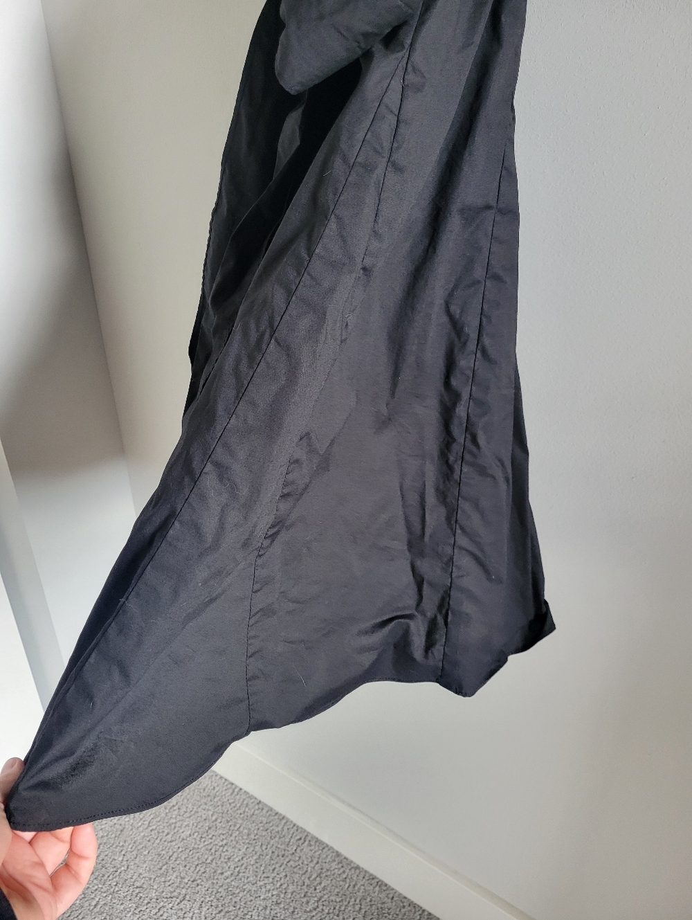 Sandro Sportswear Wrap Fit & Flair Black Dress Womens Size 16 (L/XL) - Picture 5 of 16
